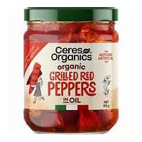 Ceres Grilled Red Peppers in oil 190g