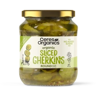 Ceres Organic Sliced Gherkins 670g